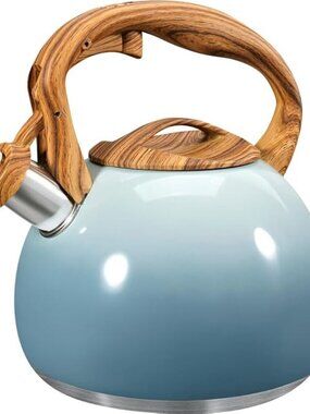 GGC 3.1QT Rock Grey Stainless Steel Whistling Tea Kettles For Kitchen Stove Top